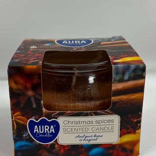AURA Свічка у склі Christmas spices