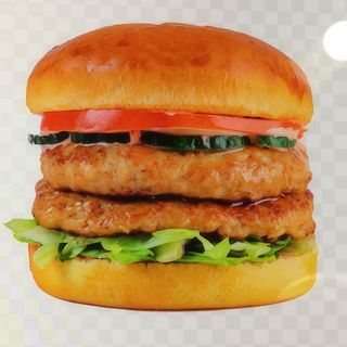 Дабл Бургер курячий  (380г)