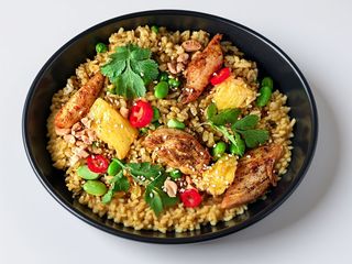 Каррі рис з куркою та ананасом (380г)