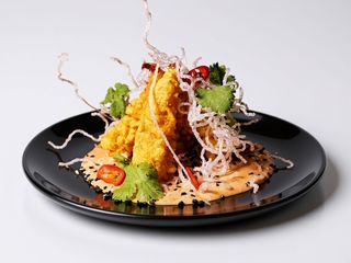 Креветка Темпура з соусом Том Ям (150г)