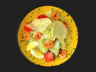 Салат Цезар з креветками