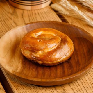 Плацинда з копченими гливами та деміглясом з білими грибами (280 г)