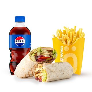 Комбо меню Шаурма з курочкою (370г)