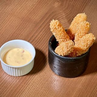 Креветка темпура з соусом солодкий чилі