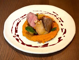 Качина грудка з кюлі на бататі