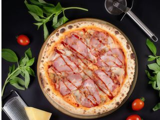 Піца Чотири м'яса (550г)