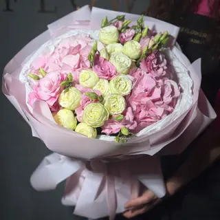 Букет Закохана в рожеве