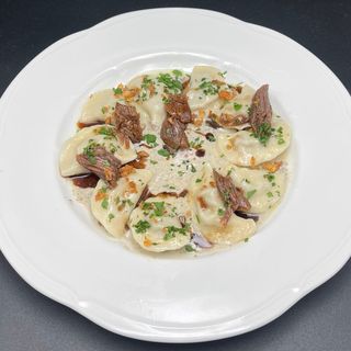 ВАРЕНИКИ З КАЧКОЮ ТА ФУА-ГРА