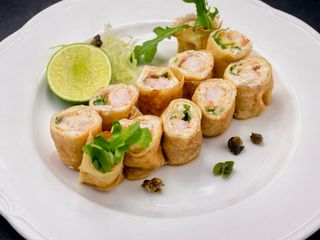 МЛИНЦІ З МУСОМ З ВОСЬМИНОГА