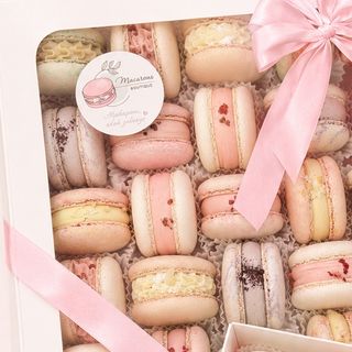 Макарон коробочка популярних смаків (20шт)