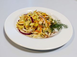 Салат з квашеної капусти  - 150 гр
