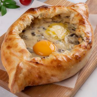 Хачапурі-лодочка курка гриби (400г)