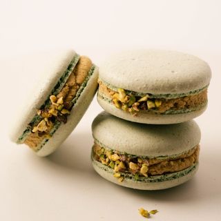 Макаронс фісташковий