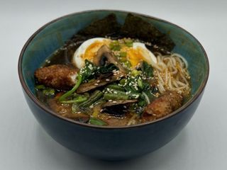 Сирний рамен з куркою