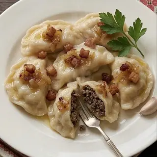 Вареники з м'ясом (200г)