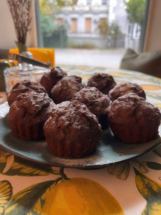 Мафін морквяно-шоколадний