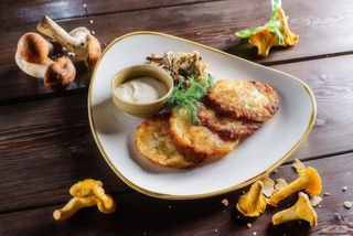 Деруни з печерицями (250г)