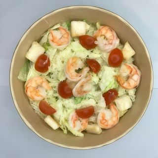 Салат Цезар з креветками 