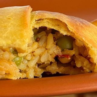 Самос рис з овочами