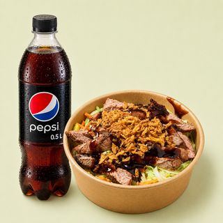 Fries Box Combo - Біф/Теріякі + Pepsi