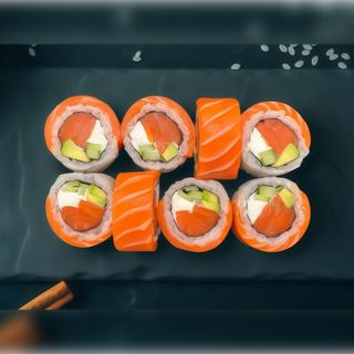 Преміум філадельфія лосось (8шт/270г)