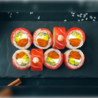 Преміум філадельфія тунець спайсі (8шт/300г)