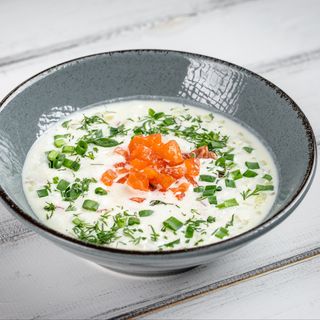 Окрошка з лососем (300г)