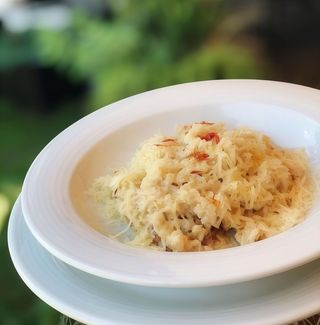 Різотто з кролем, овочами та сиром маскарпоне (300г)