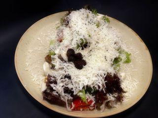 Салат з печеним баклажаном та Бринзою (250г)