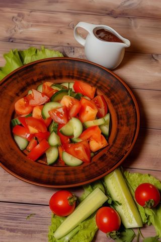 Салат по-домашньому з запашною олією (150г)