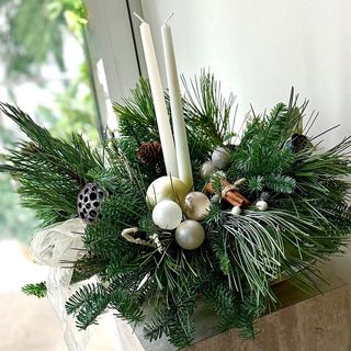 Зимова композиція "Святковий затишок"