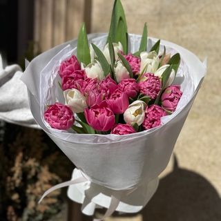 Букет тюльпанів "Рожеві миті"