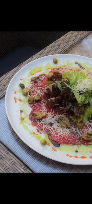 Карпачо з витриманого філе яловичини