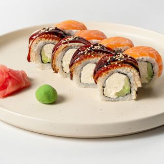 Філадельфія мікс з лососем та вугром (260г)