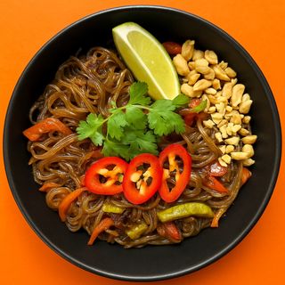 Фунчоза з міксом овочів в японському соусі (300г)