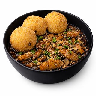 Курча-теріякі з рисовими хрумкими болами (280г)