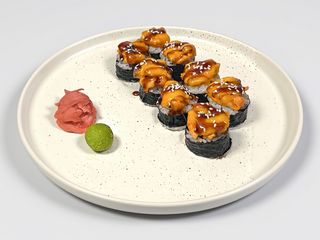 Запечений рол з лососем та сиром чеддер (270г)