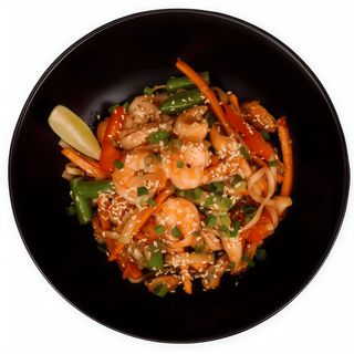 Удон з морепродуктами (350г)