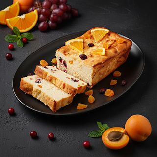 Сирник по-львівськи з журавлиною та курагою