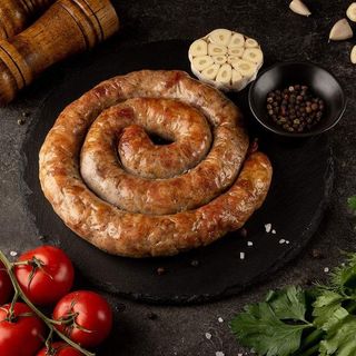 Домашня смажена ковбаса