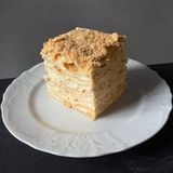 Десерт Наполеон з заварним кремом