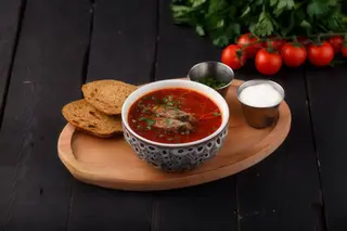 Борщ з телятиною 350г/150г