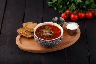 Борщ з телятиною 350г/150г