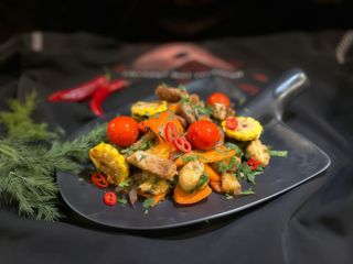 Запечене з м'ясом на лопаті 470 г