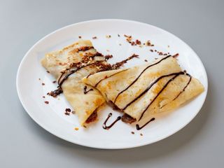 Млинець з прошуто та вяленими томатами