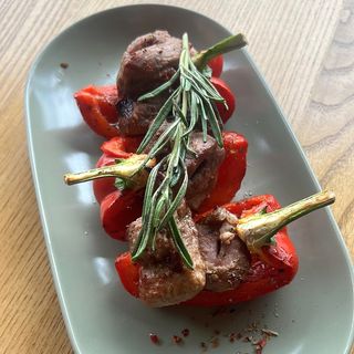 Шашлик з індички за рецептурою шефа (150/50г)