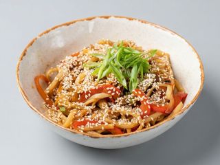 Удон з куркою та Кім Чі