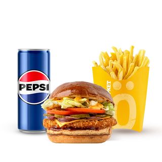 Комбо меню Бургер з курячою котлетою