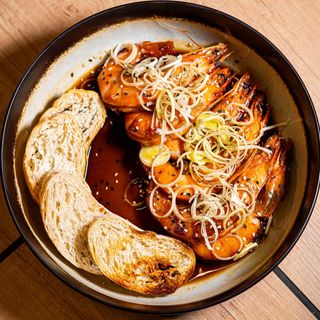 Креветка у соєво-медовому соусі (500 г )