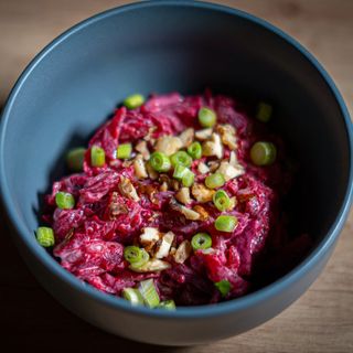 Буряк з домашнім майонезом і горіхами 120 г